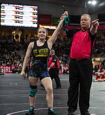 Girls Make History at First-Ever Girls State Wrestling Tournament