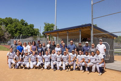 Roughrider Softball Renovations: Just before their doubleheader against the Lincoln Railsplitters, the Roosevelt Roughriders held a brief celebration to acknowledge completed renovations of the softball facilities on Monday, June 11th.