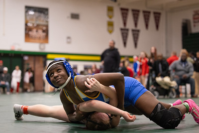 IAC Girls Wrestling Meet at Hoover: Hoover High School rolled out the mats on Tuesday, January 21 to host the Girls Wrestling Iowa Alliance Conference Meet. Congratulations to DMPS Girls Wrestlers: Lemuna Gurisho (100 lb.), Diana Gaie (145 lb.), Hope Davies (155 lb.) and Kayliana King (170 lb.) for placing first in their bracket; Amelia Stickland (115 lb.) for placing second; and December Paw (110 lb.); and Avah Blakeman (120 lb.) for placing third.